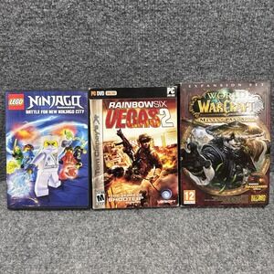 Pc Game Lot Of 3 Ninjago Rainbow Six Vegas 2 World Of Warcraft‎ Mists Pandaria